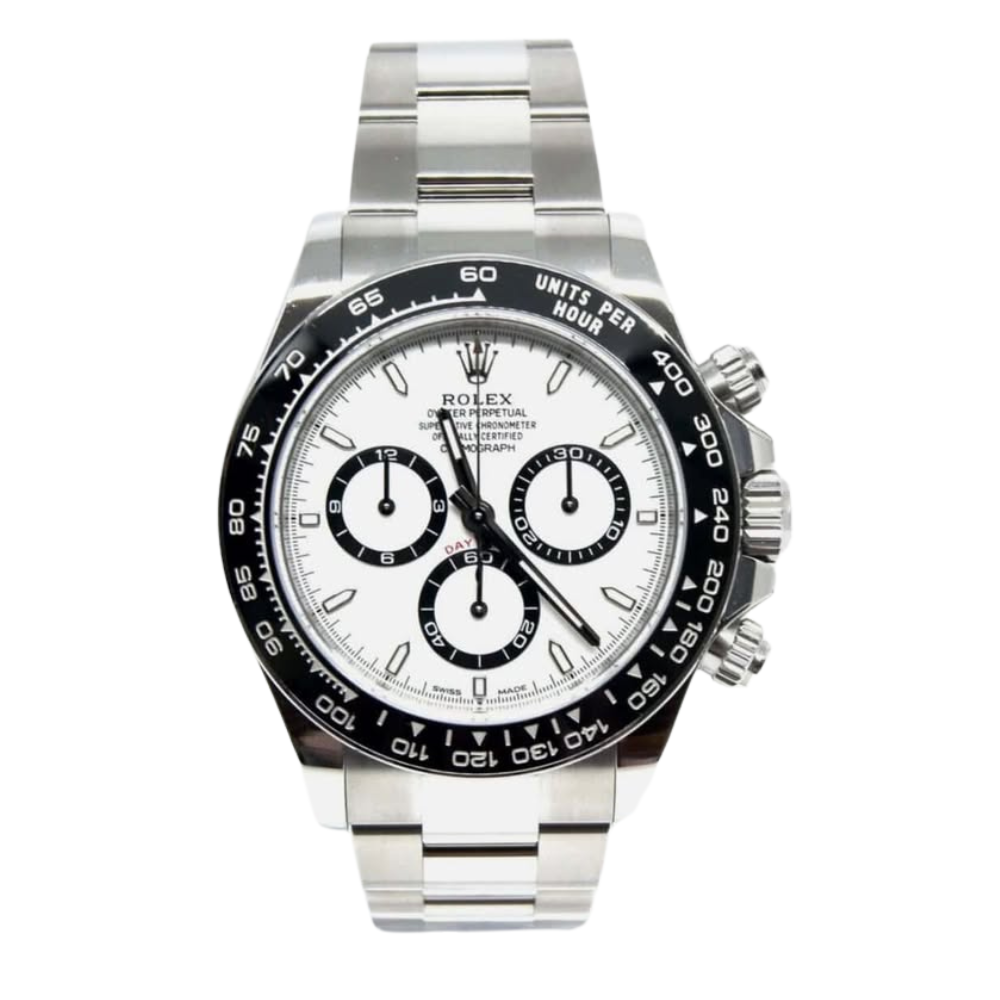 Daytona Panda white Dial open Back