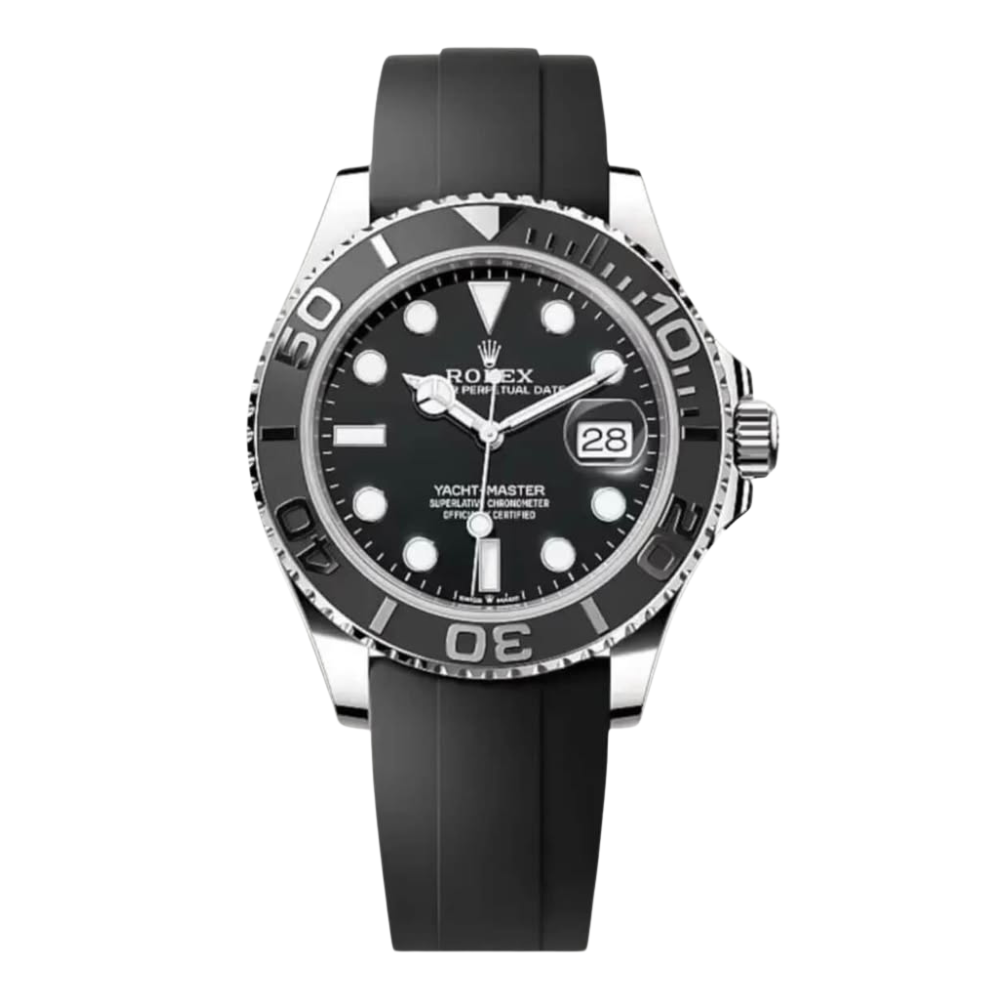 Yacht-Master Steel Black OysterFlex 42mm