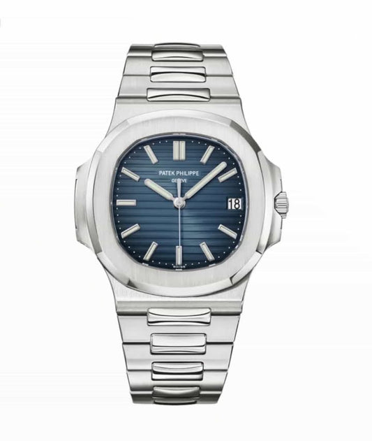 Patek Philippe Nautilus  Blue Dial 40.5mm Open Back